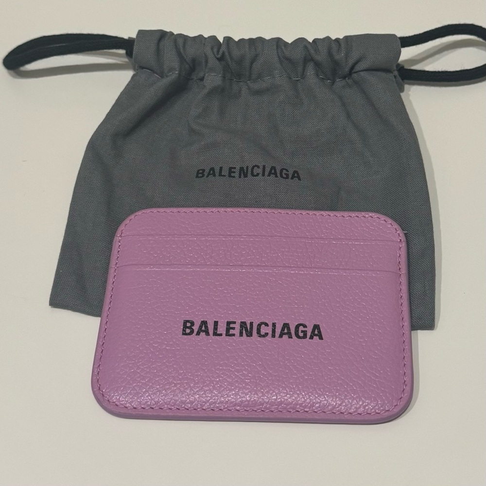 Mens/womens Balenciaga card wallet lilac